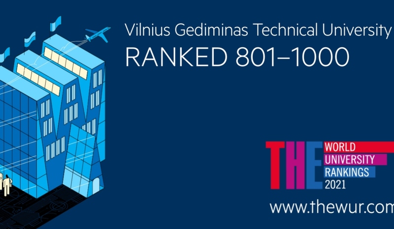 The Times Higher Education ranking results announced: Vilnius Tech is ranked higher